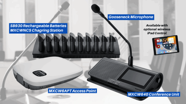 Shure Microflex MXCW Wireless PTT System