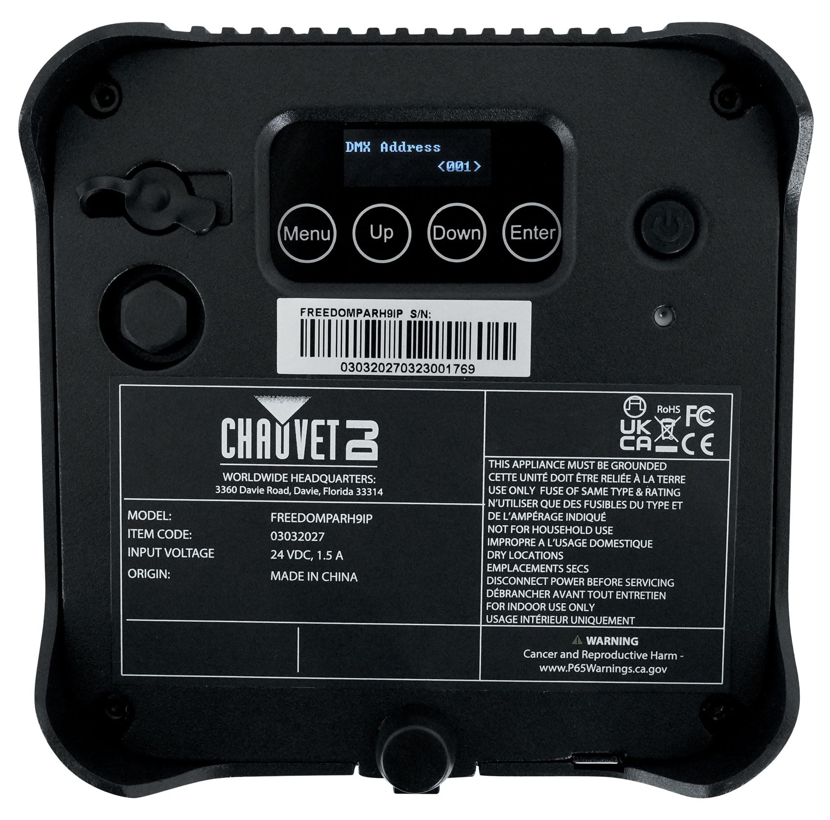 CHAUVET DJ Freedom Par H9 IP RGBAW+UV LED PAR with Wireless DMX