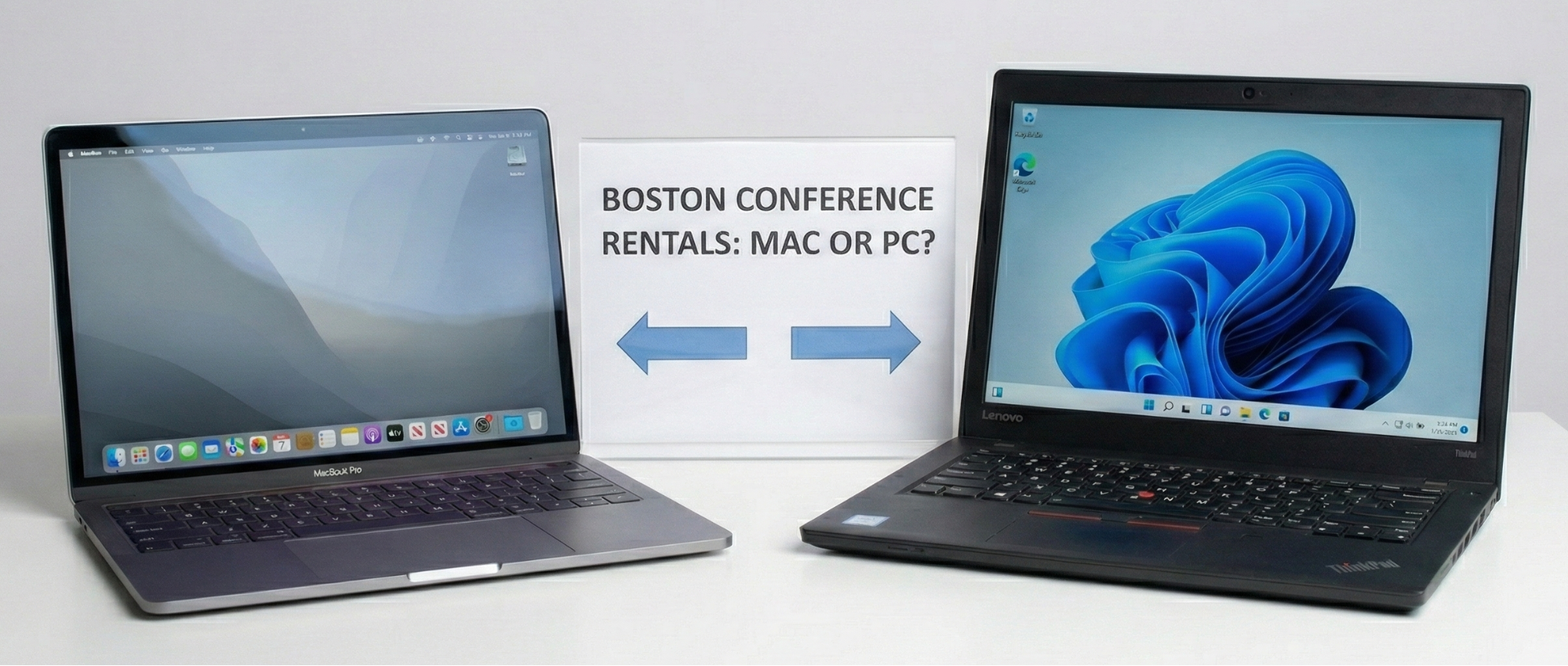 Should You Rent Mac or PC Laptops for Your Boston Conference