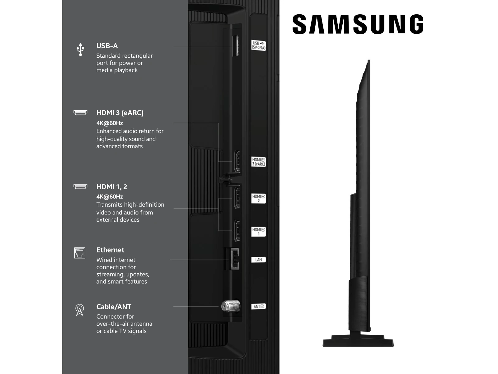 Samsung 55" Q7F QLED 4K UHD Commercial LED TV
